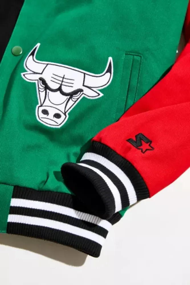 Starter UO Exclusive Colorblock Patch NBA Varsity Jacket