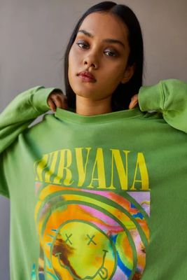 Nirvana Smile Overdyed Sweatshirt