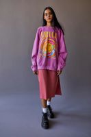 Nirvana Smile Overdyed Crew Neck Sweatshirt