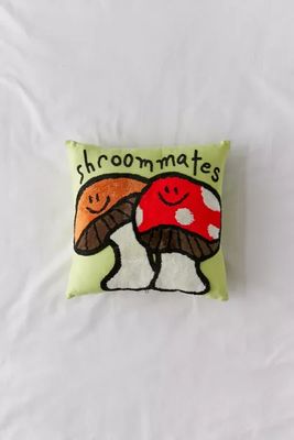 Shroommates Throw Pillow
