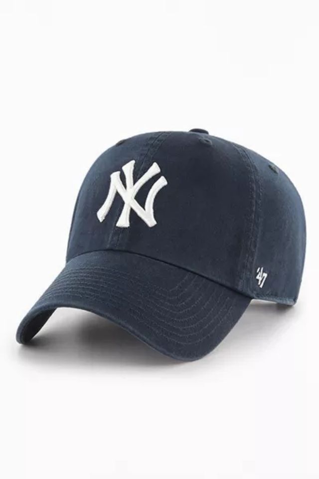 47 Uo Exclusive MLB New York Yankees Cord Cleanup Baseball Hat in White, Men's at Urban Outfitters