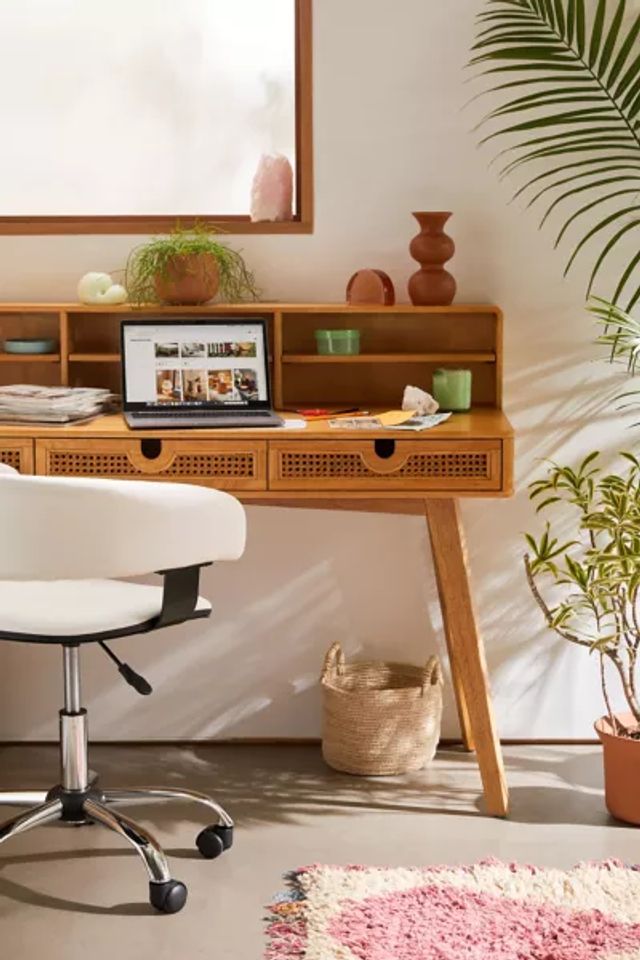 marisol rattan desk