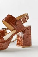 rachel croc strappy platform heel