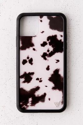 Wildflower Cowhide Print iPhone Case