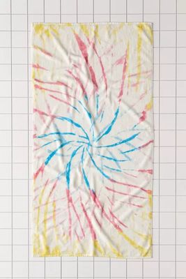 Swirl Tie-Dye Bath Towel