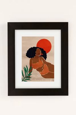 Domonique Brown Red Sun Art Print