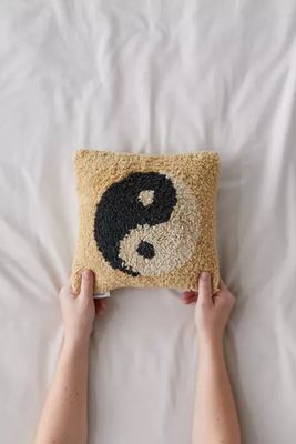 Yin Yang Tufted Mini Throw Pillow