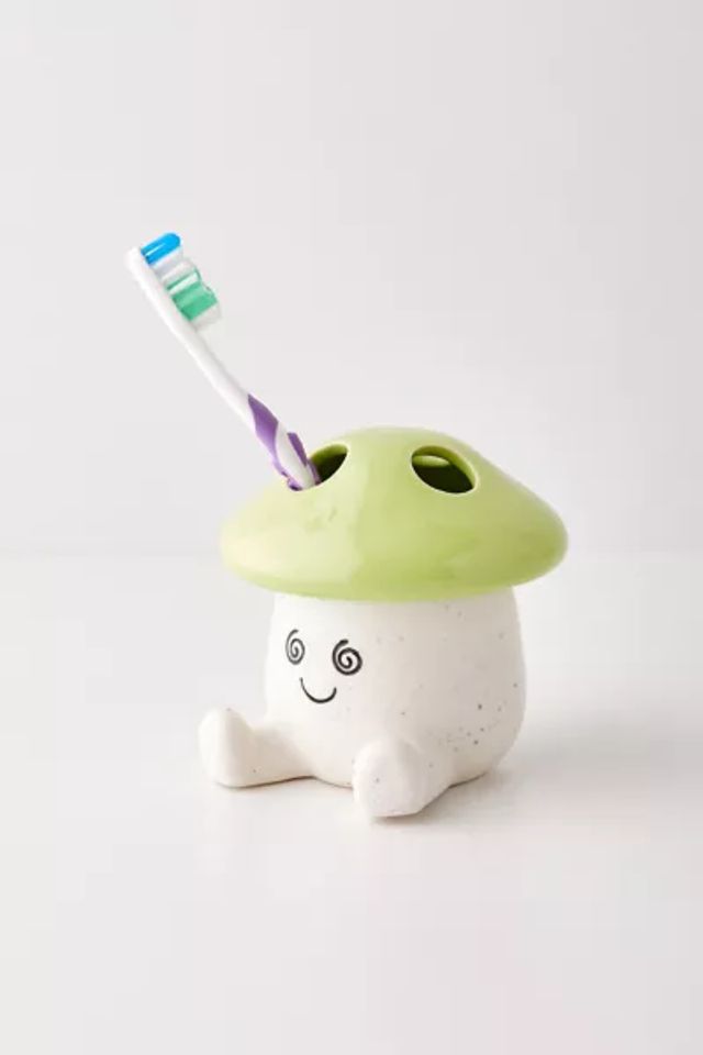 Trash Apple Toothbrush Holder