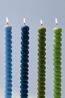 Bubble Taper Candle - Set Of 4