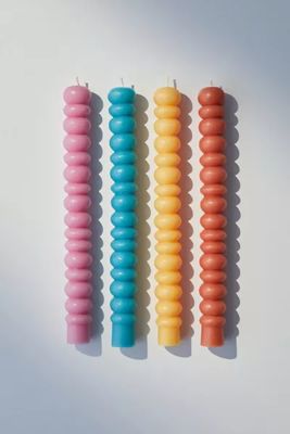 Bubble Taper Candle - Set Of 4