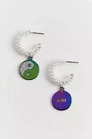 X-girl Yin Yang Hoop Earring