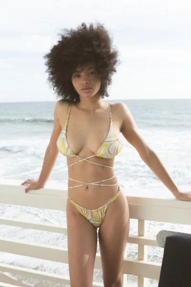 Monica Hansen Beachwear Vintage Chic Curtain Bikini Bottom