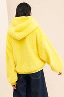 Selkie Sunshine Faux Fur Zip-Up Hoodie