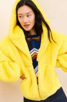 Selkie Sunshine Faux Fur Zip-Up Hoodie