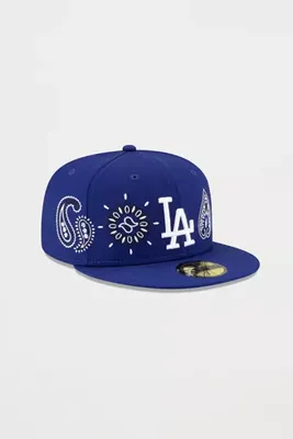 New Era Los Angeles Dodgers Paisley Fitted Baseball Hat
