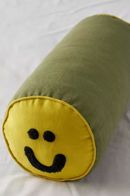DEGEN UO Exclusive Happy Face Bolster Pillow