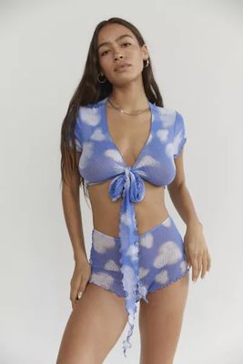 Only Hearts Love Is The Air Tie-Front Bra Top