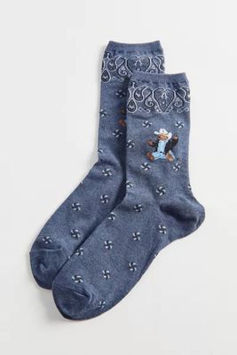 Polo Ralph Lauren Bandana Bear Crew Sock