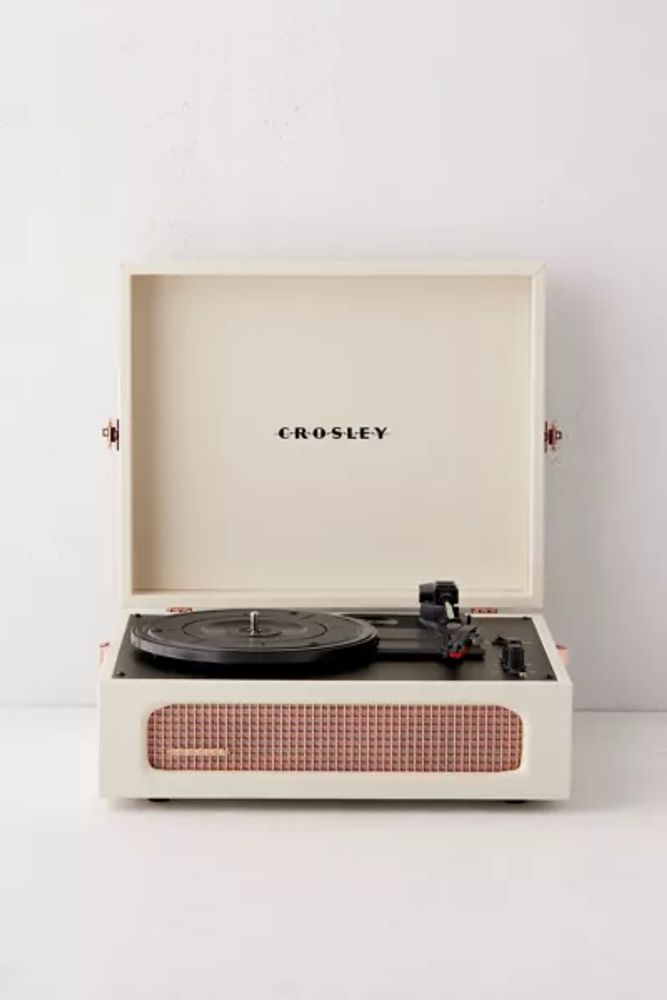 Crosley UO Exclusive Cream Rose Gold Voyager Bluetooth Record Player