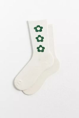 Repeat Flower Crew Sock