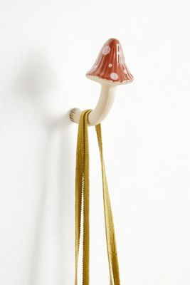 Mushroom Hand-Painted Wall Hook