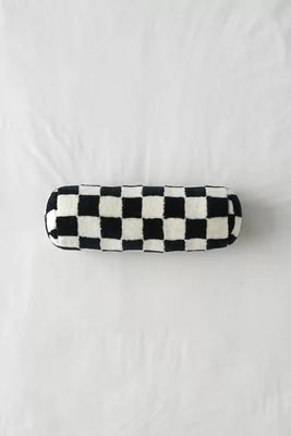 Brody Checkerboard Bolster Pillow