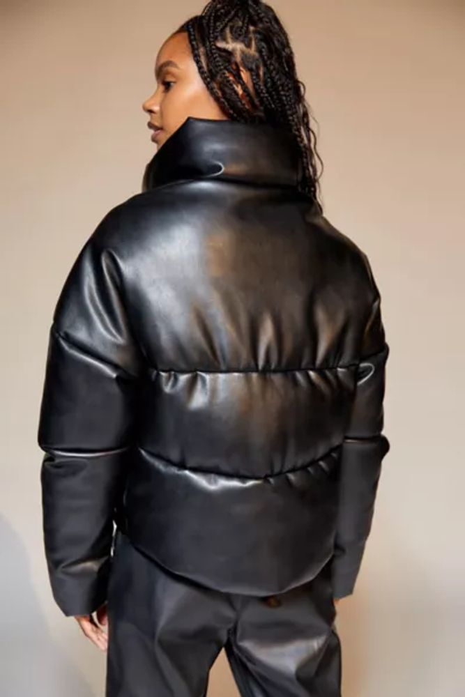 Apparis Jemma Vegan Leather Puffer Jacket