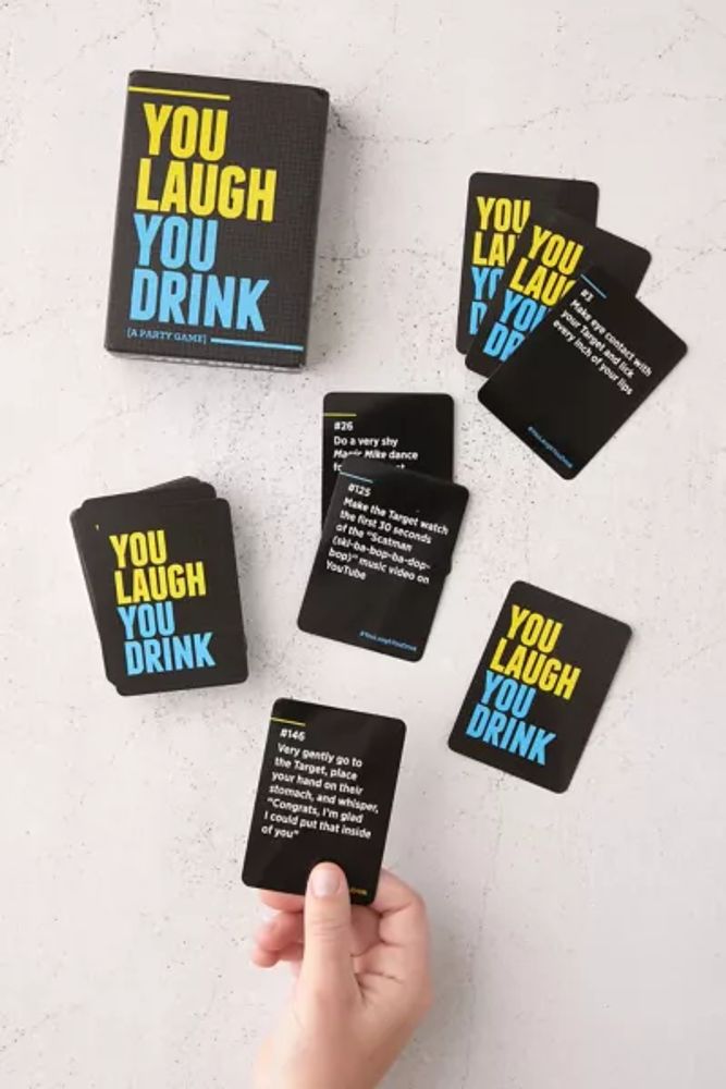 You Laugh You Drink Card Game