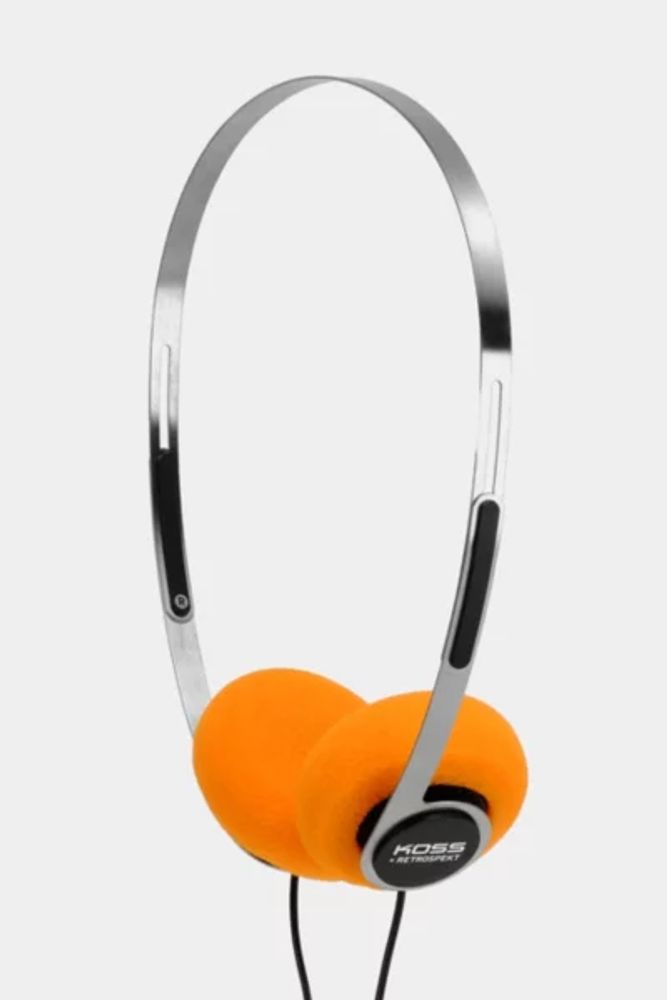Koss X Retrospekt P/21 Retro Orange Foam On-Ear Headphones