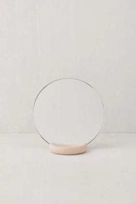 Organic Round Tabletop Mirror