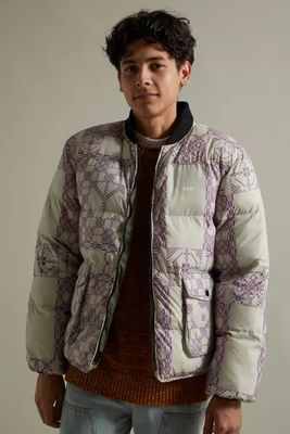 OBEY Signs Reversible Puffer Jacket