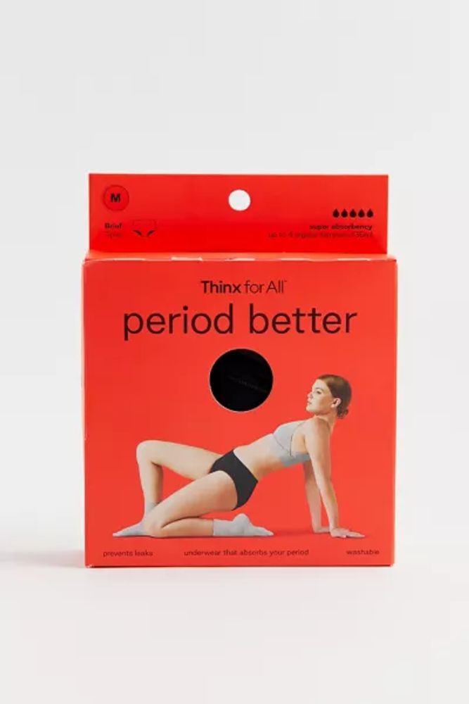 Thinx For All Super Absorbency Brief Period Underwear