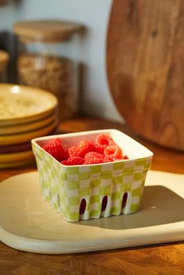 Pax Checkerboard Berry Colander Dish