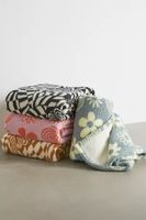 Printed Cozy Sherpa Throw Blanket