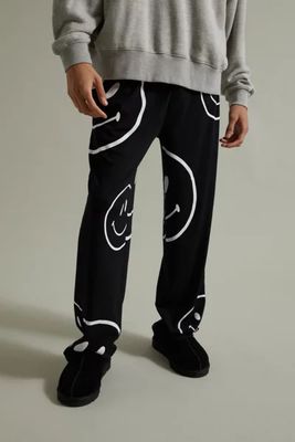 UO Allover Print Happy Face Lounge Pant