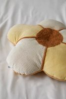 Flynn Corduroy Flower Throw Pillow