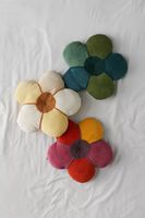 Flynn Corduroy Flower Throw Pillow