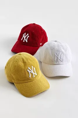 ’47 UO Exclusive MLB New York Yankees Cord Cleanup Baseball Hat