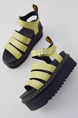 Dr. Martens Blaire Hydro Leather Strappy Platform Sandal