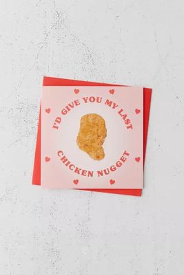 Last Chicken Nugget Greeting Card