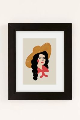 Nick Quintero Abstract Cowgirl Art Print