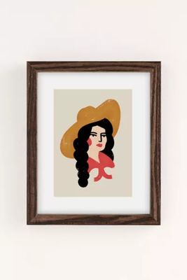 Nick Quintero Abstract Cowgirl Art Print