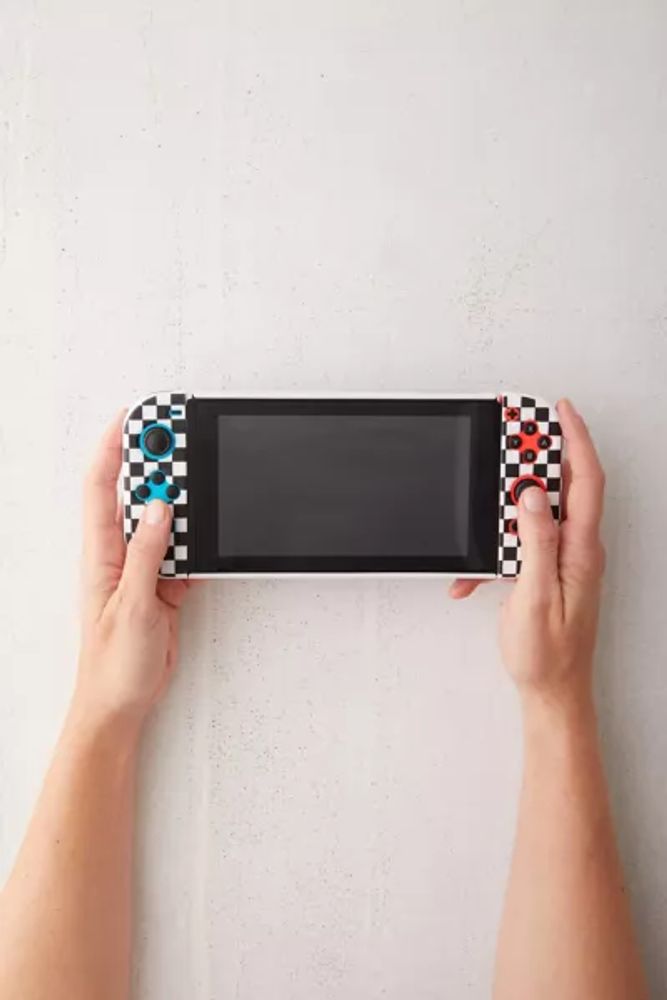Checkerboard Nintendo Switch Console Cover