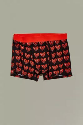 Keith Haring Hearts Allover Pattern Boxer Brief