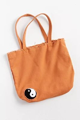 Distressed Yin Yang Tote Bag