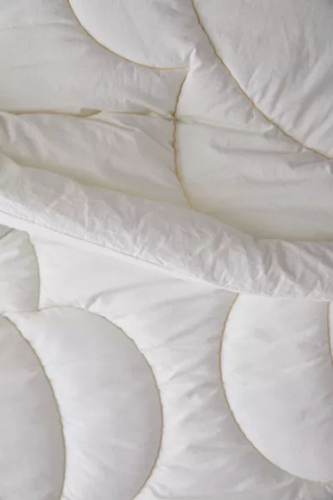 Daisy Puff Crisp Organic Cotton Percale Comforter