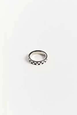 Checker Band Ring