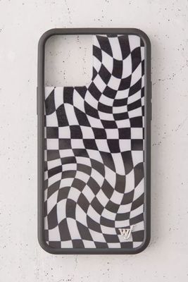 Wildflower Crazy Checkers iPhone Case