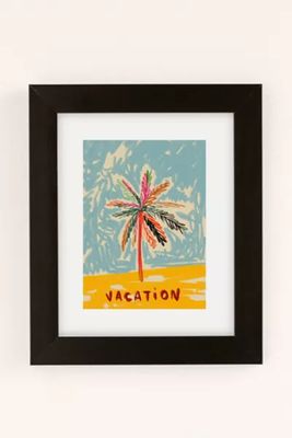 sandrapoliakov Vacation Palm Tree Art Print