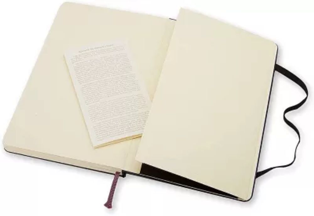 Moleskine Classic Hardcover Plain Notebook